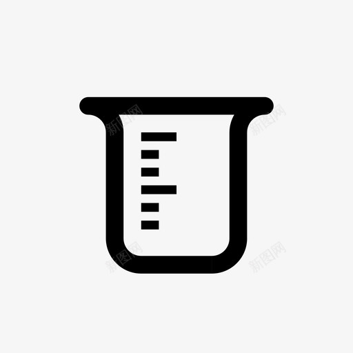 烧杯液体测量svg_新图网 https://ixintu.com 烧杯 液体 测量 工具 医学 图标