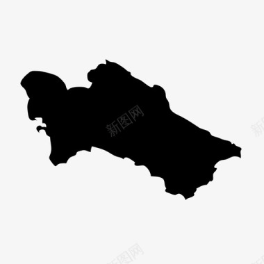 土库曼斯坦国家地理图标