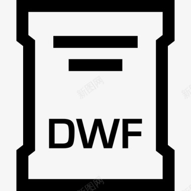 dwf文件扩展名文档名称图标