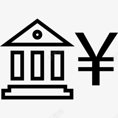 银行货币存款图标