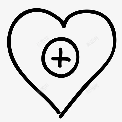 圆圈加心脏有氧健康svg_新图网 https://ixintu.com 圆圈 心脏 有氧 健康 一颗