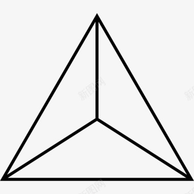 抽象三角形出售不图标