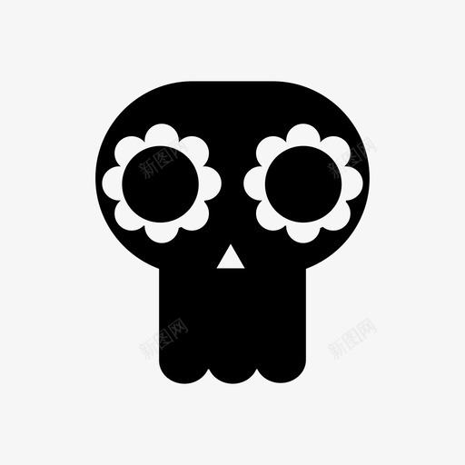 糖骷髅卡拉维拉死亡之日svg_新图网 https://ixintu.com 骷髅 墨西哥 卡拉 维拉 死亡 之日