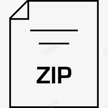 zip文档扩展名文件名图标