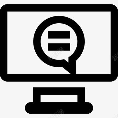 在线信息文本标志图标