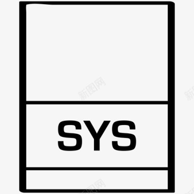 sys文件名3手绘图标