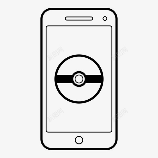 pokemongo应用程序游戏svg_新图网 https://ixintu.com 手机 应用程序 智能 游戏