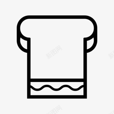 果酱吐司面包早餐图标