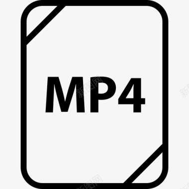 mp4名称标记图标