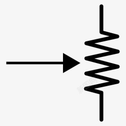 电阻器可变电阻器原理图多个高清图片
