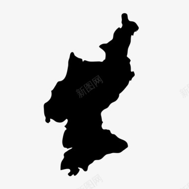 北朝鲜国家地理图标