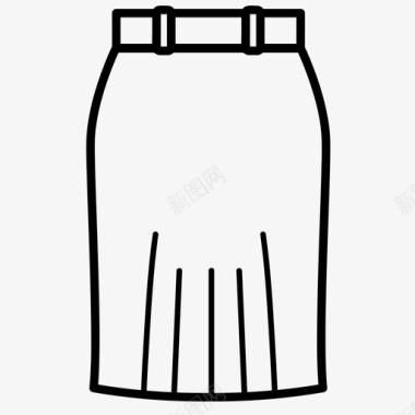 采购产品裙子衣服时装图标