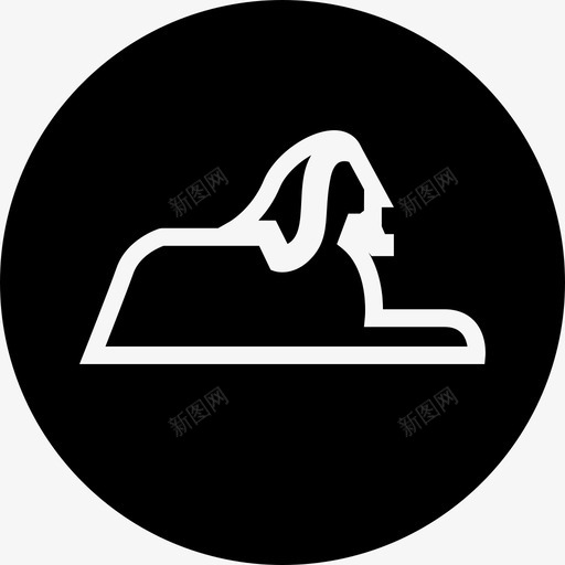 象形文字埃及文化语言svg_新图网 https://ixintu.com 埃及 文化 象形文字 语言 符号 雕像
