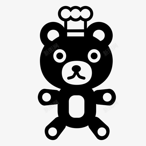 厨师熊游戏泰迪svg_新图网 https://ixintu.com 厨师 熊厨师 熊游戏 游戏 泰迪 玩具