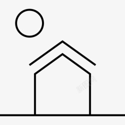 别墅阳光房避暑别墅住宅房产高清图片