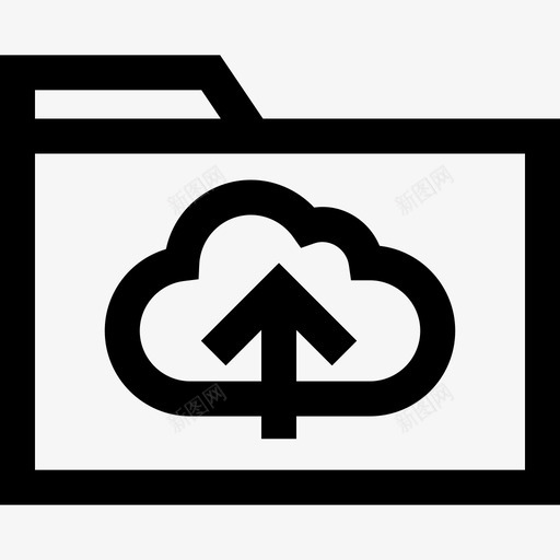 文件夹箭头存档云svg_新图网 https://ixintu.com 文件夹 箭头 存档 数据 文件 图像 粗体