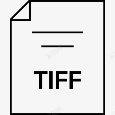tiff文档扩展名文件名图标