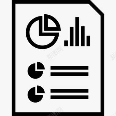 报告文件团队搜索引擎优化分析图标