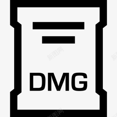 dmg文件扩展名文档名称图标