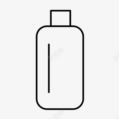 瓶子液体混合物图标