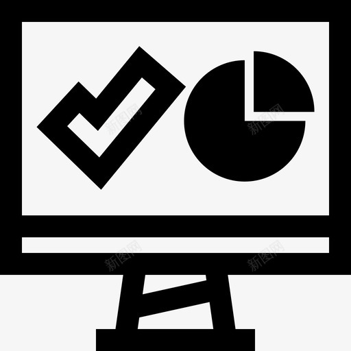 监视器数据信息图形svg_新图网 https://ixintu.com 信息 图形 监视器 数据 正常 联机 粗体