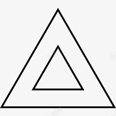 抽象三角形出售不图标