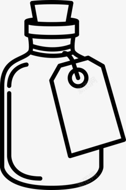 标签是空的饮料瓶标签药剂高清图片