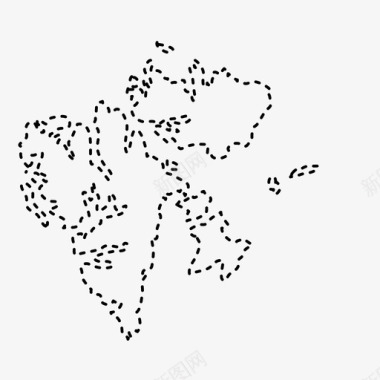 斯瓦尔巴群岛国家地理图标