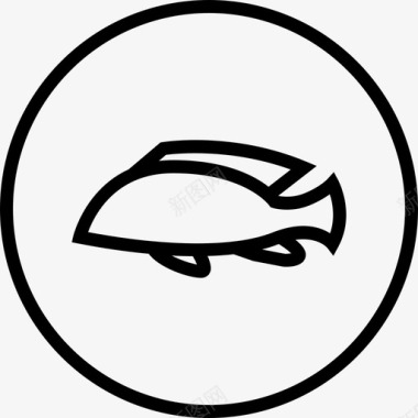 象形文字埃及文化鱼图标
