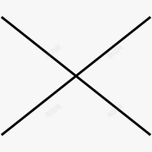 十字架抽象创意svg_新图网 https://ixintu.com 十字架 线框 抽象 创意 设计 标记