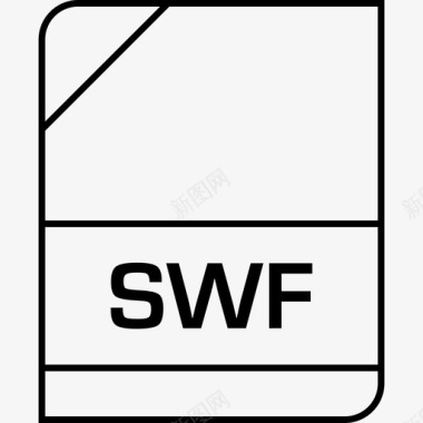 swf文档扩展名文件图标