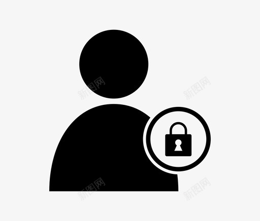用户锁配置文件svg_新图网 https://ixintu.com 用户 配置文件 保险箱 安全