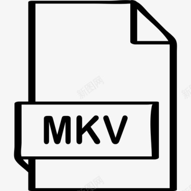 mkv文件名1手绘图标