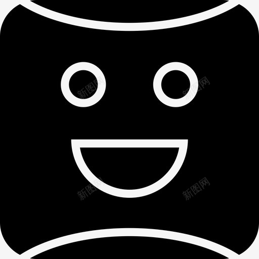 快乐化身表情svg_新图网 https://ixintu.com 表情 快乐 化身 脸模 字形
