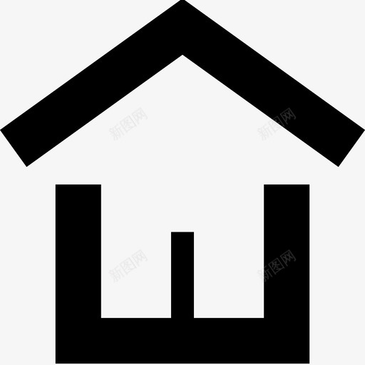 房子不动产屋顶svg_新图网 https://ixintu.com 房子 不动产 屋顶 字形