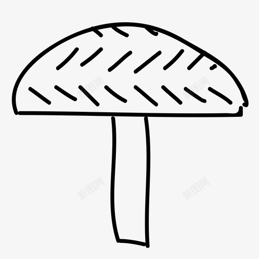 雨伞树手绘树叶svg_新图网 https://ixintu.com 雨伞 手绘 树叶 大自然 植物 森林