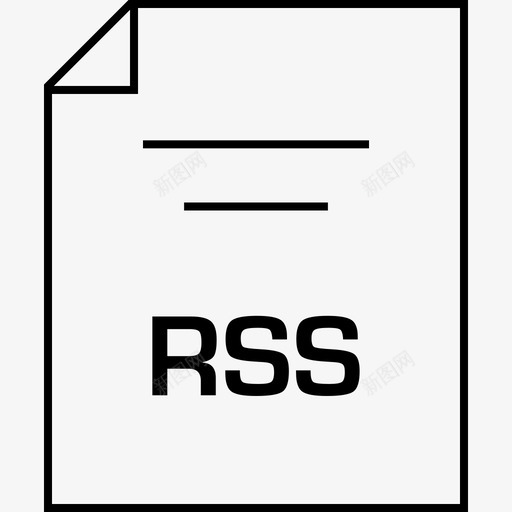 rss文档扩展名文件名svg_新图网 https://ixintu.com 文档 文件名 扩展名 页面