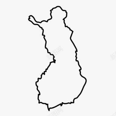 芬兰国家地理图标