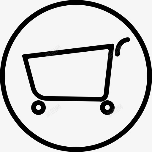 购物车购物篮网店svg_新图网 https://ixintu.com 购物车 购物篮 网店 环球 圈包