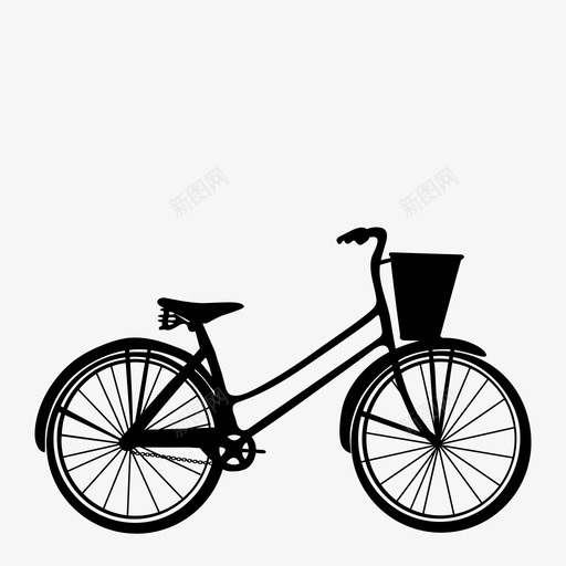 自行车城市夏天svg_新图网 https://ixintu.com 自行车 城市 夏天 交通