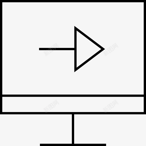 向右箭头计算机联机svg_新图网 https://ixintu.com 向右 箭头 计算机 联机 信息 图形