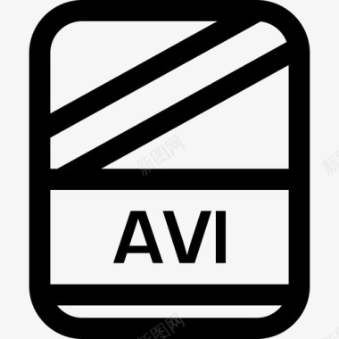 avi文件名扩展名图标