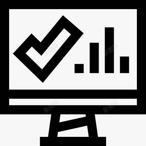 监视器数据信息图形svg_新图网 https://ixintu.com 信息 图形 监视器 数据 正常 联机 粗体