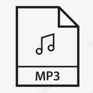 mp3文件压缩电脑图标