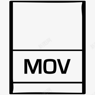 mov文件名3手绘图标