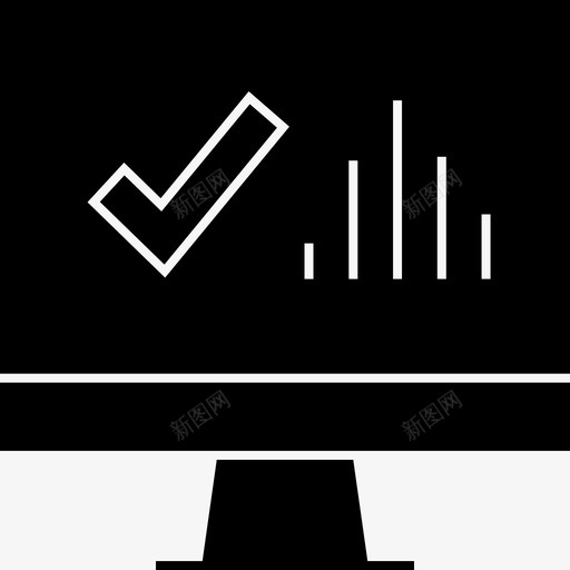复选标记图表计算机svg_新图网 https://ixintu.com 复选 标记 图形 图表 计算机 数据 信息 字形