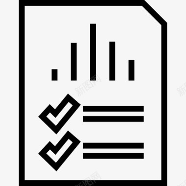 报表文档统计图搜索引擎优化分析图标