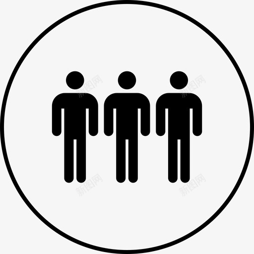 三个用户信号在线svg_新图网 https://ixintu.com 信息 三个 用户 图形 信号 在线 更多 标记 数据 检查