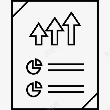 搜索引擎优化报告页分析数据图标