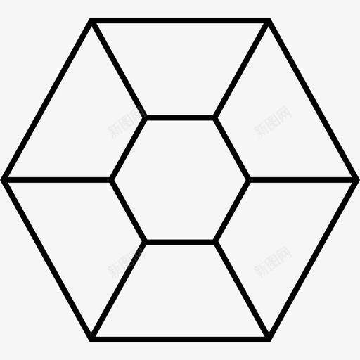 抽象六边形创意设计svg_新图网 https://ixintu.com 抽象 六边形 创意设计 形状